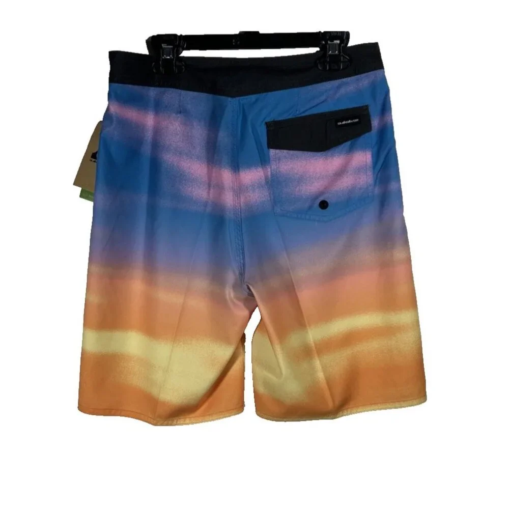 Quiksilver Boardshorts Youth Size‎ 28 Multicolor Swim Trunks Polyester Swimwear